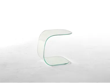 BESIDE - Glass side table by Tonin Casa - view 2